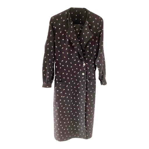 Polka dot wrap dress