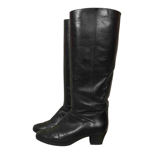 Bottes en cuir 