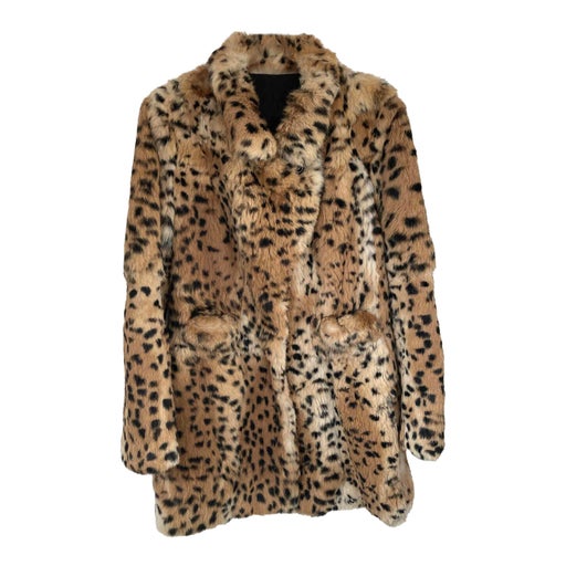Leopard fur coat