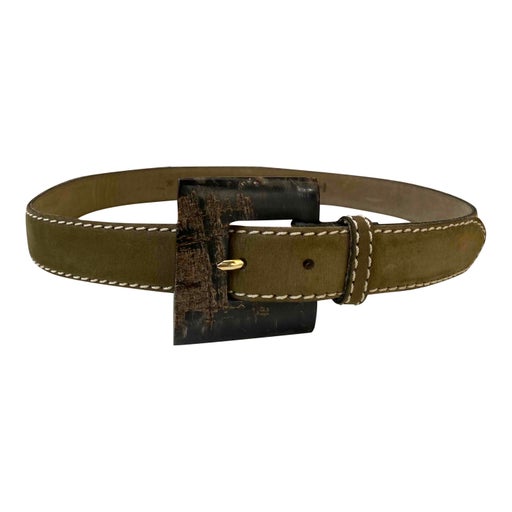 Leather belt