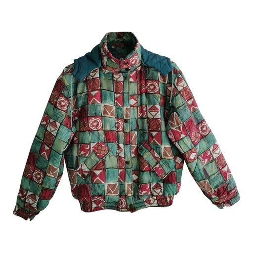 Silk down jacket