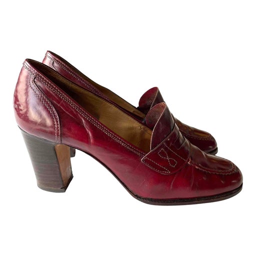 Mocassins en cuir Céline