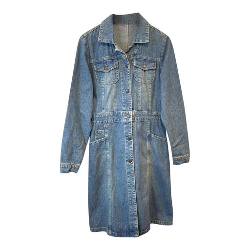 Long denim jacket