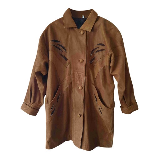 Leather coat