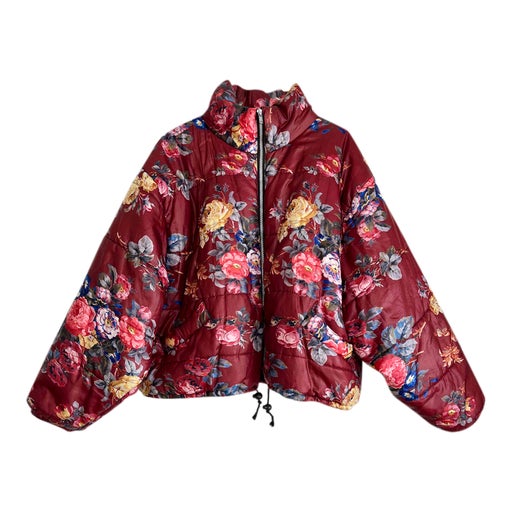 Floral down jacket