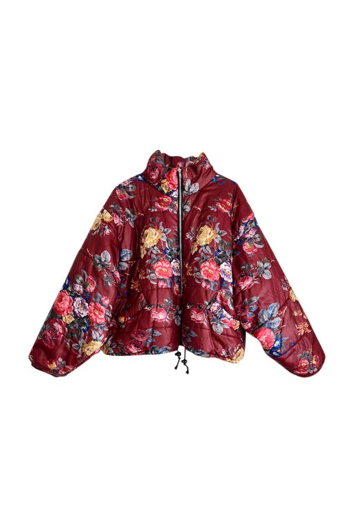 Floral down jacket