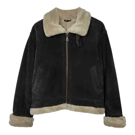 Suede bomber
