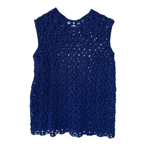Crochet sleeveless sweater