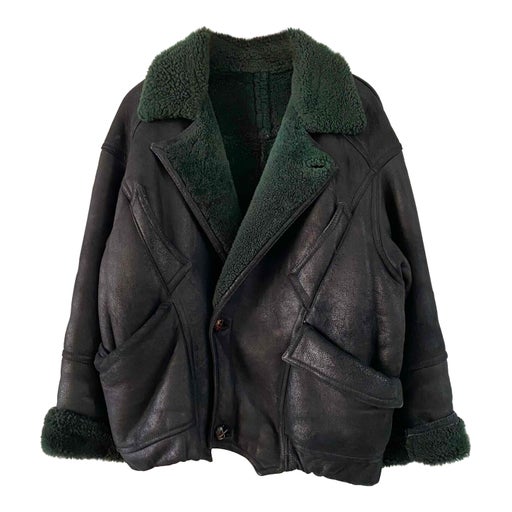 Shearling bomber