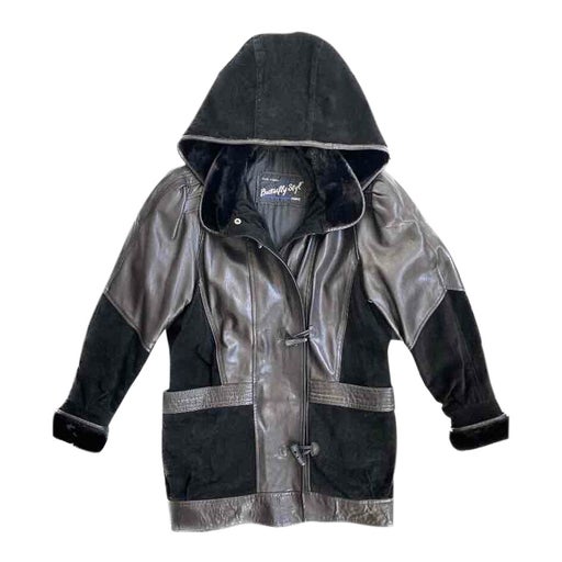 Leather coat