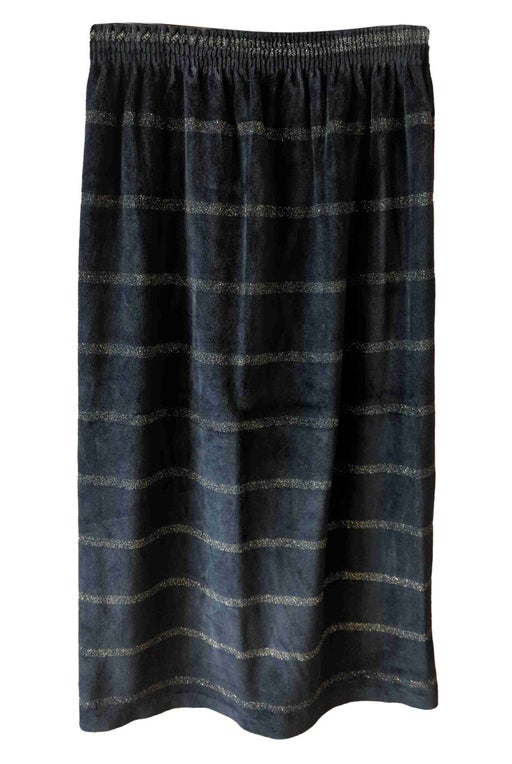 Long velvet skirt