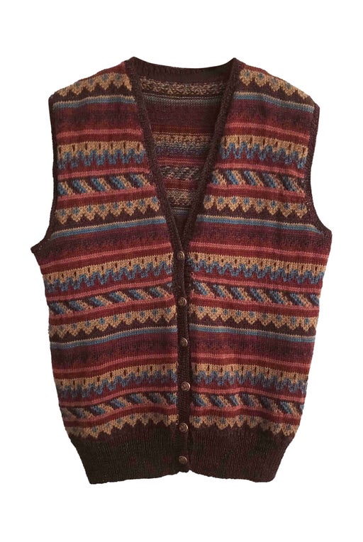 Gilet sans manches en laine 