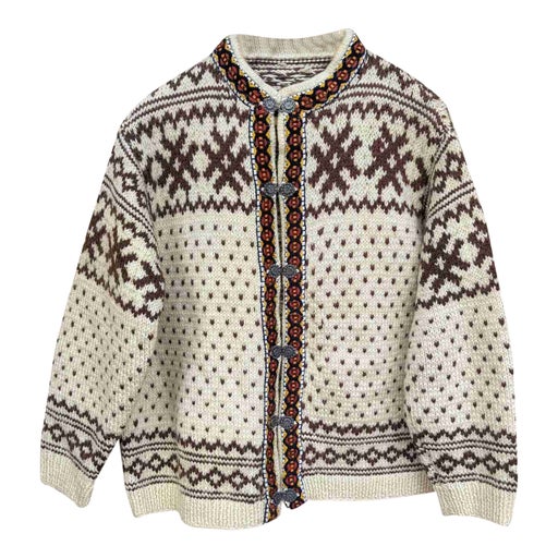 Cardigan norvégien en laine
