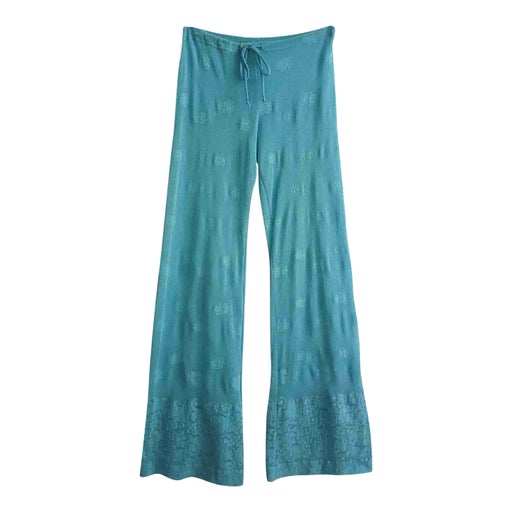 Lace flare pants