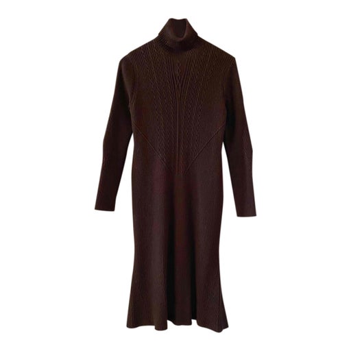 Wool turtleneck dress