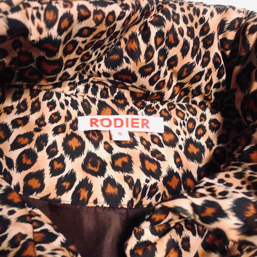 Leopard down jacket