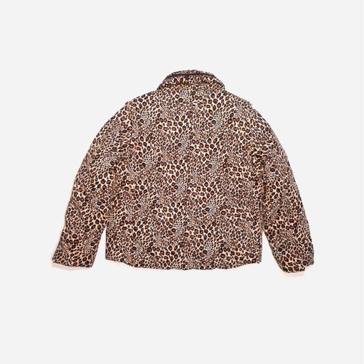 Leopard down jacket
