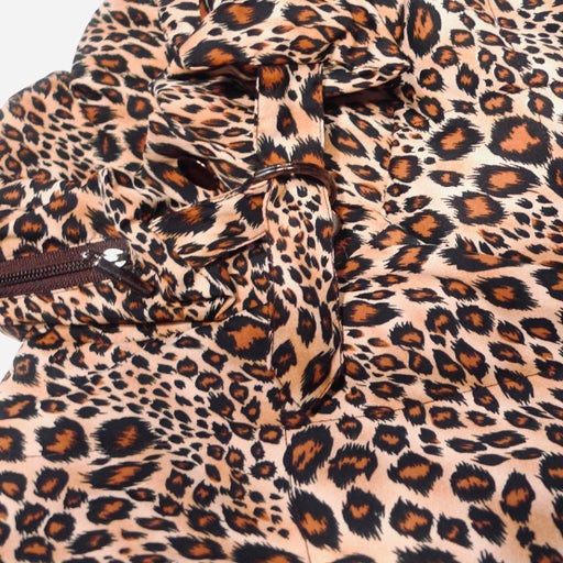 Leopard down jacket