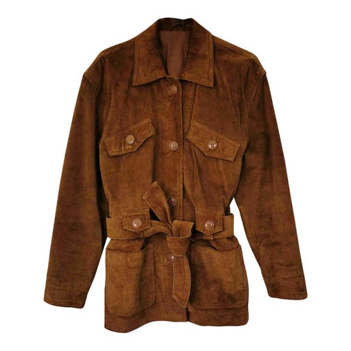 Suede safari jacket