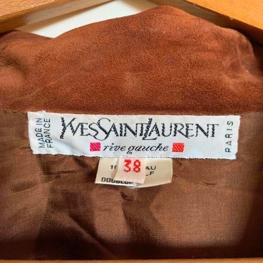 Yves Saint Laurent suede jacket
