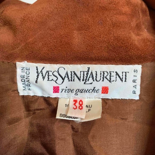 Yves Saint Laurent suede jacket