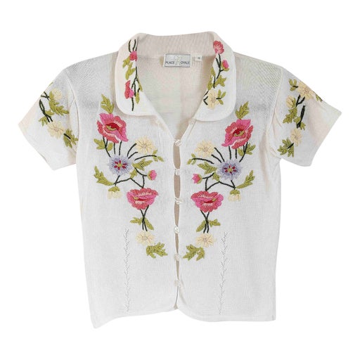 Light embroidered cardigan