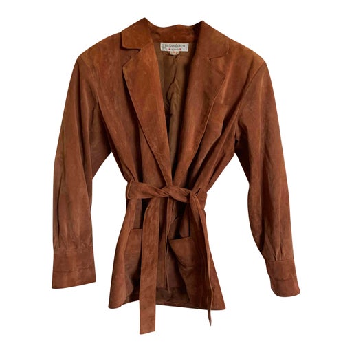 Veste en daim Yves Saint Laurent