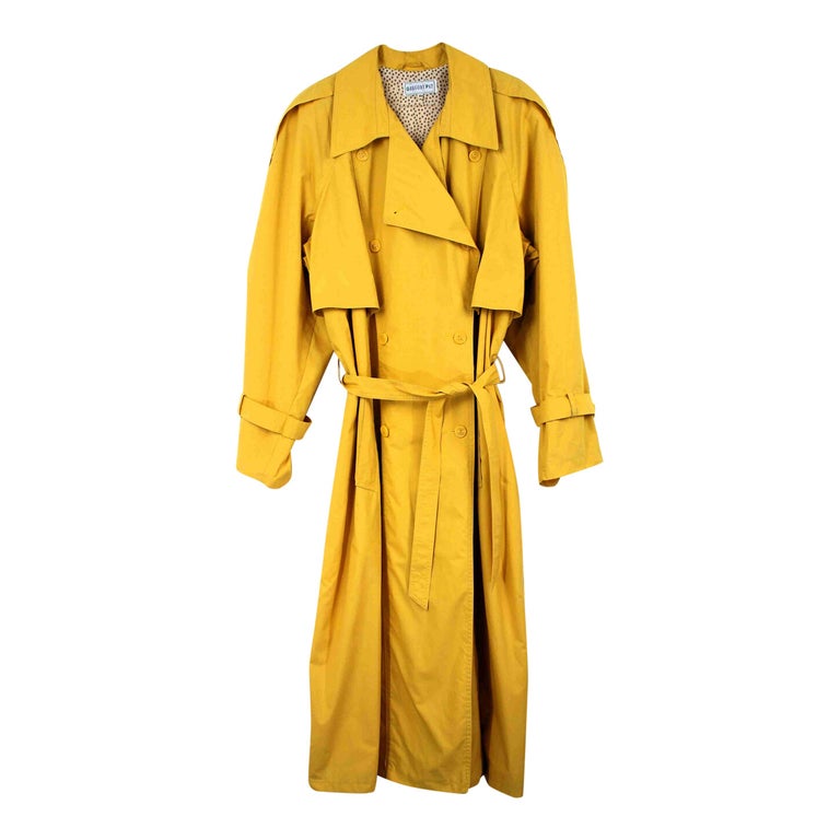 Trench jaune hotsell