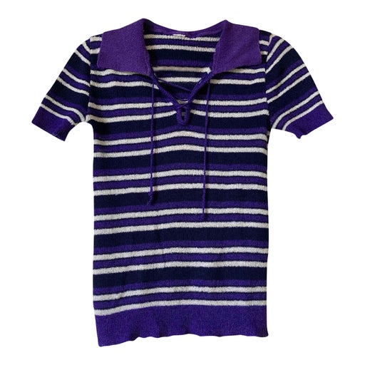 Striped knit top