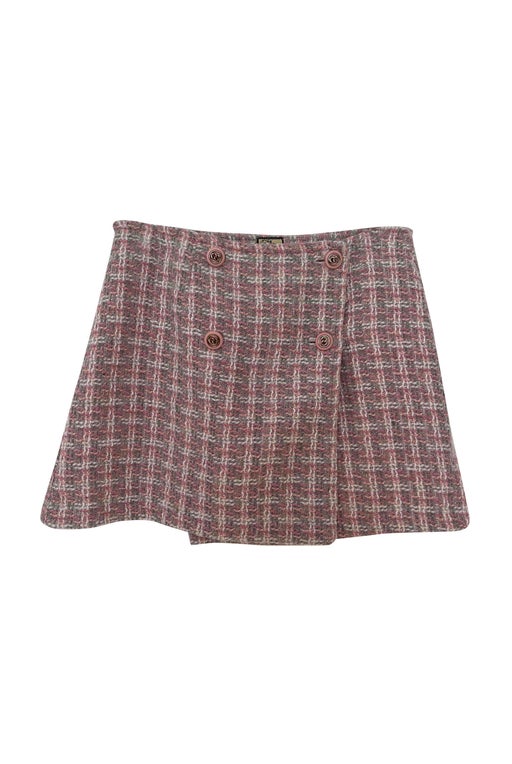 Mini wrap skirt