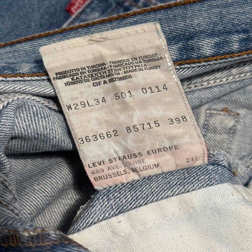 Levi's 501 W29L34 jeans