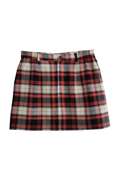 Tartan mini skirt