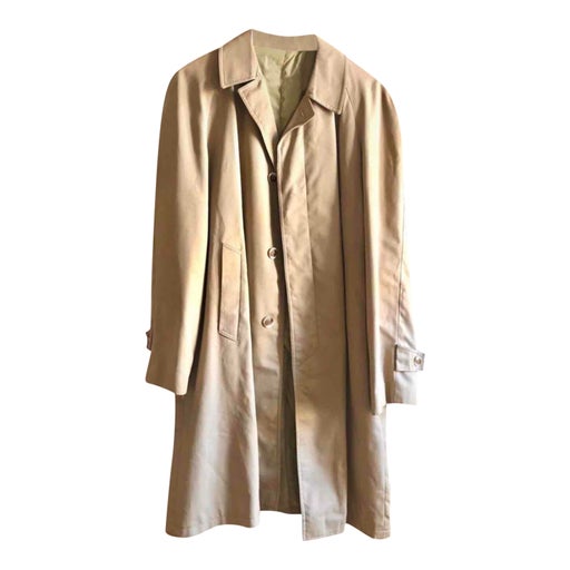 Beige trench coat