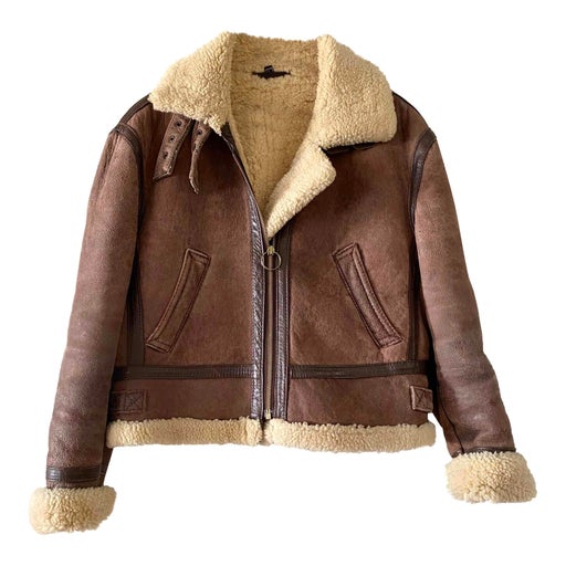 Shearling bomber