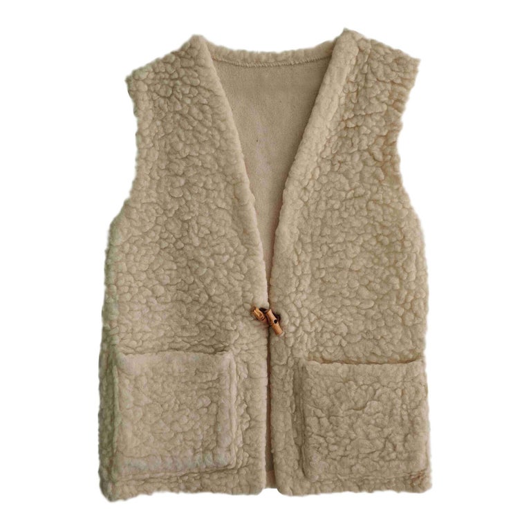 Gilet sans manche en laine pour femme Imparfaite