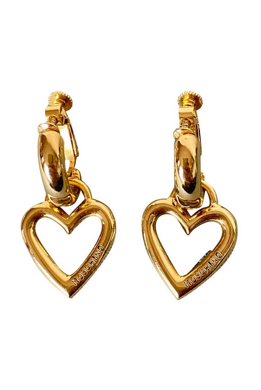 Boucles d’oreilles clips Moschino