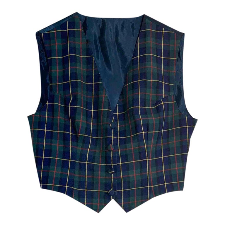 Gilet a sales carreaux femme