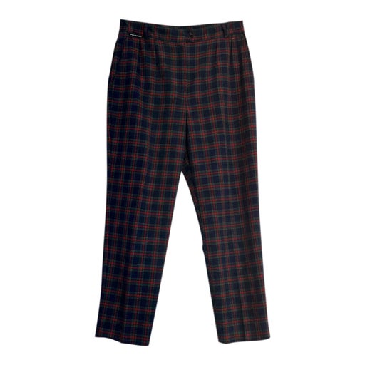 Checked pants