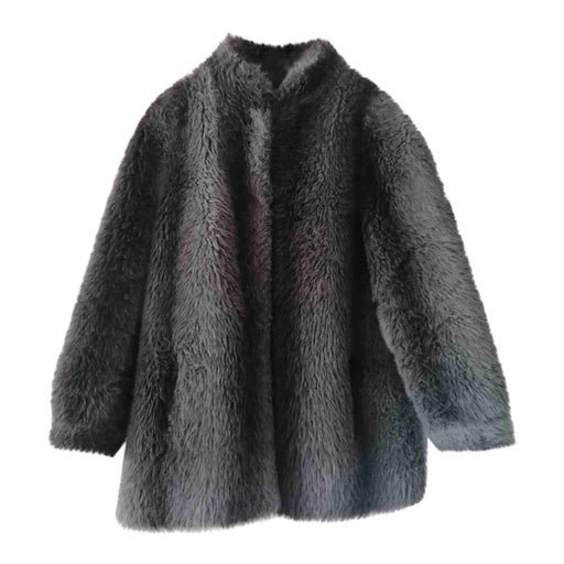 Faux fur coat