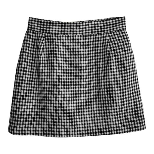 Houndstooth mini skirt
