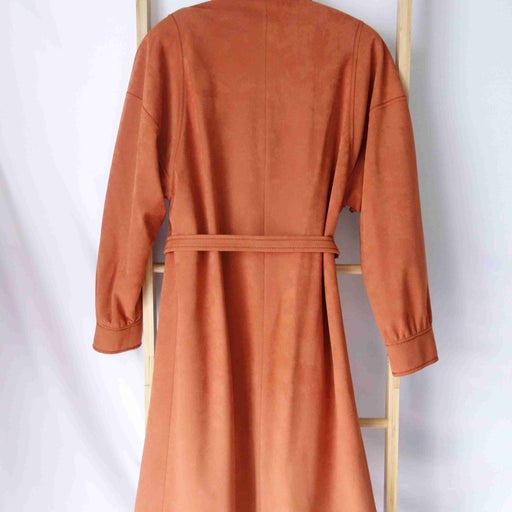 Long orange coat