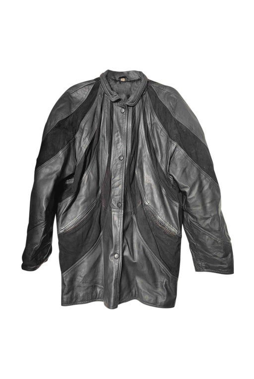 Leather coat