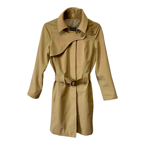 Belted trench coat
