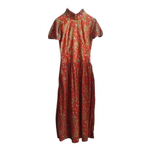 70's floral dress
