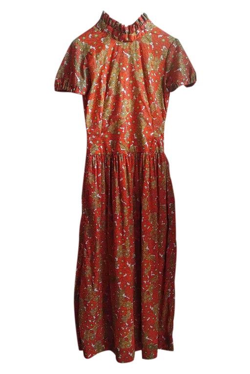 70's floral dress