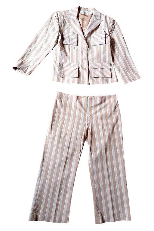 Striped pantsuit