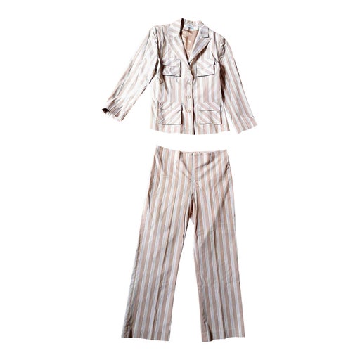 Tailleur pantalon rayé 