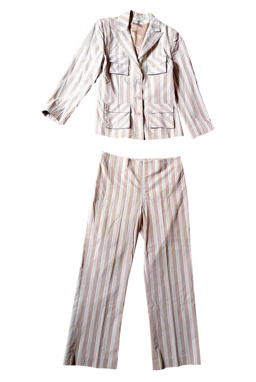 Striped pantsuit