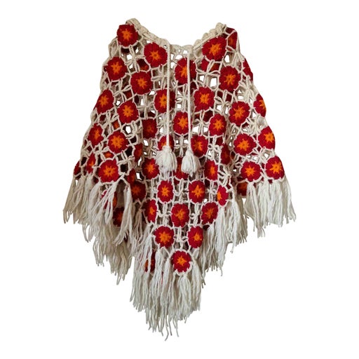 Poncho en crochet