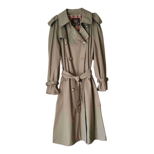 Canvas trench coat